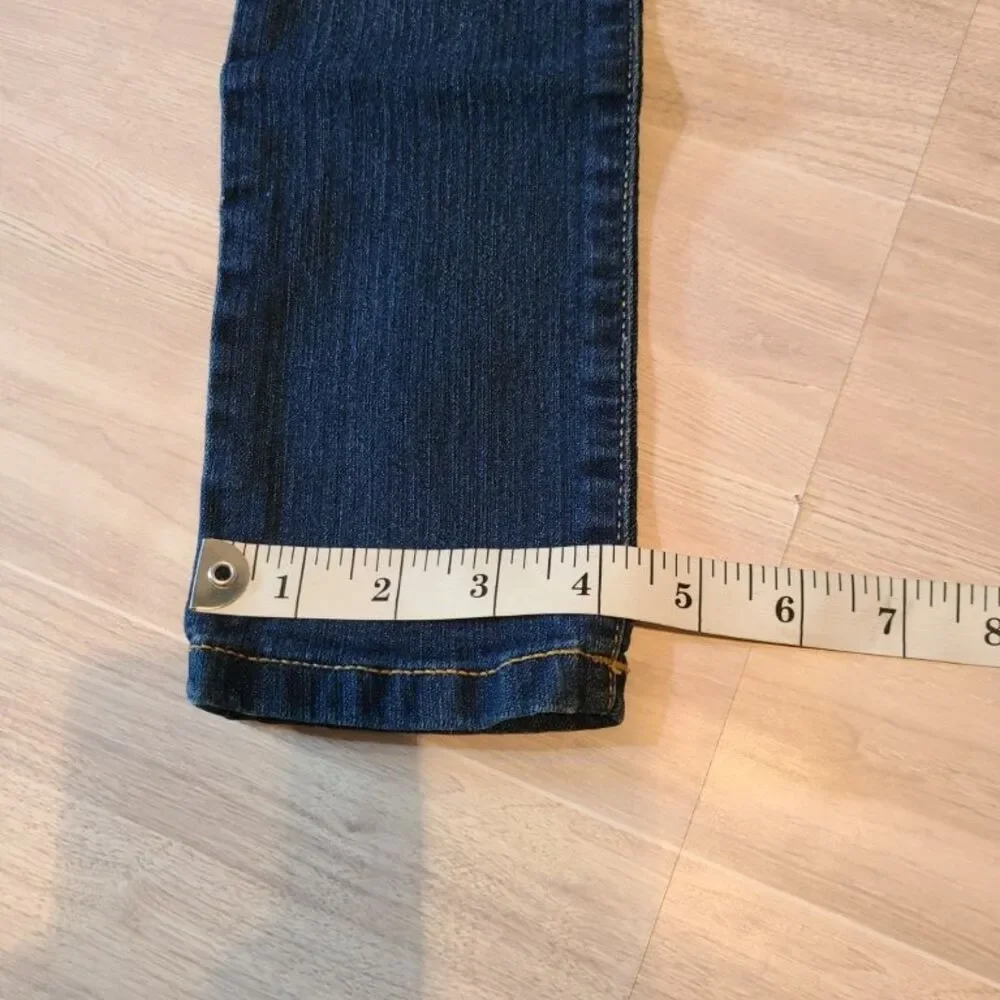 The Childrens Place Girls Jeans 8 Slim Blue Super Skinny Stretch Denim Pants